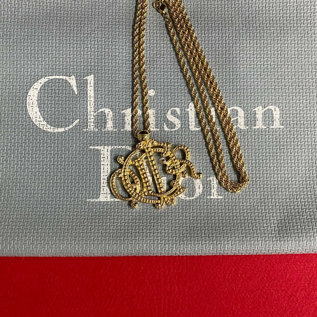 極 美品 Christian Dior ディオール ヴィンテージ ロゴ モチーフ 極 美品 Christian Dior ディオール ヴィンテージ ロゴ モチーフ