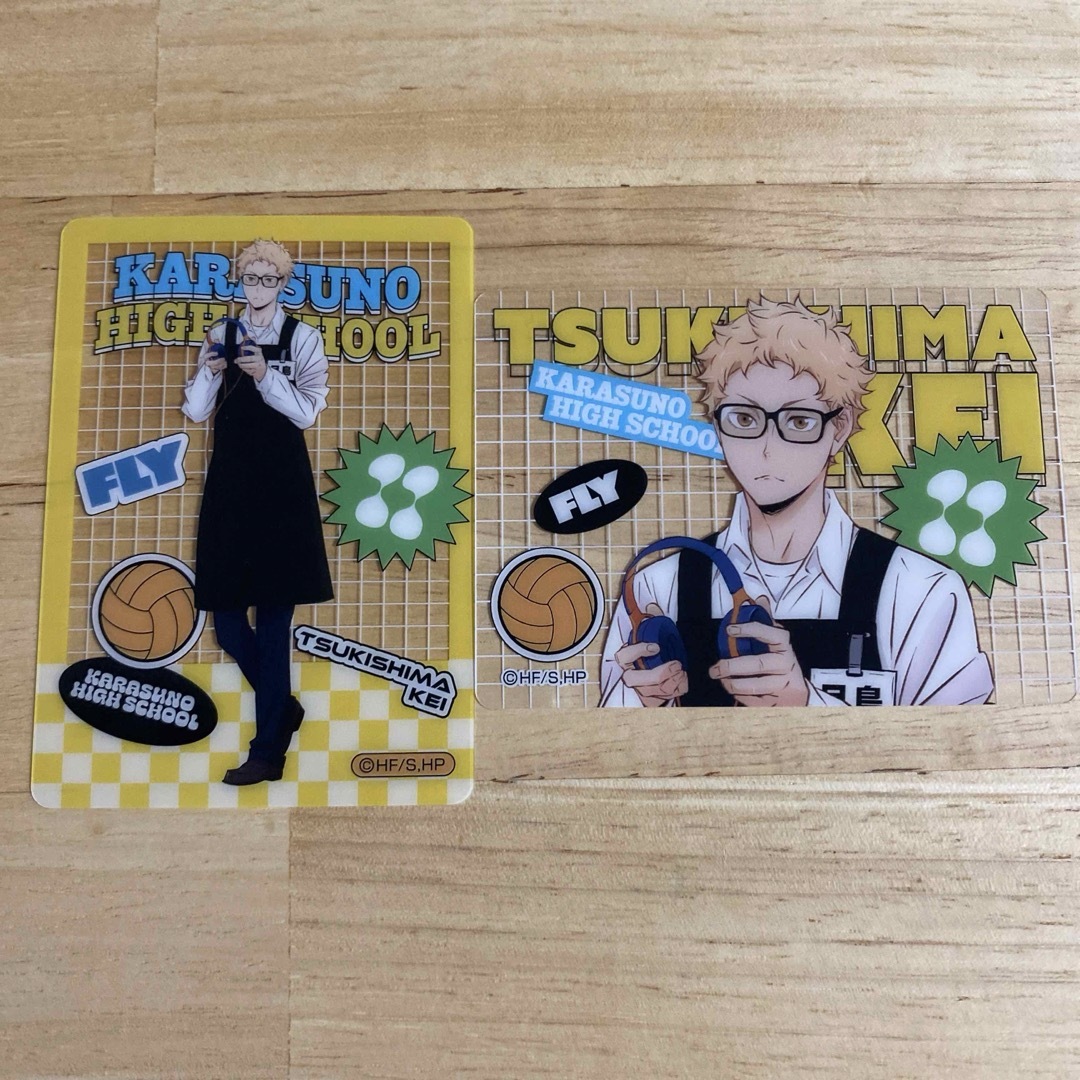 ハイキュー タワレコカフェ クリアカード 月島蛍 2点 エンタメ/ホビーのアニメグッズ(その他)の商品写真