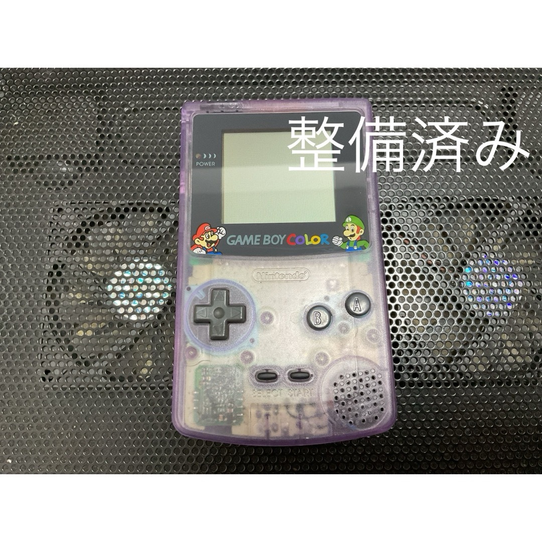 任天堂 ゲームボーイカラー つよい クリアパープル 任天堂 ゲームボーイカラー つよい クリアパープル