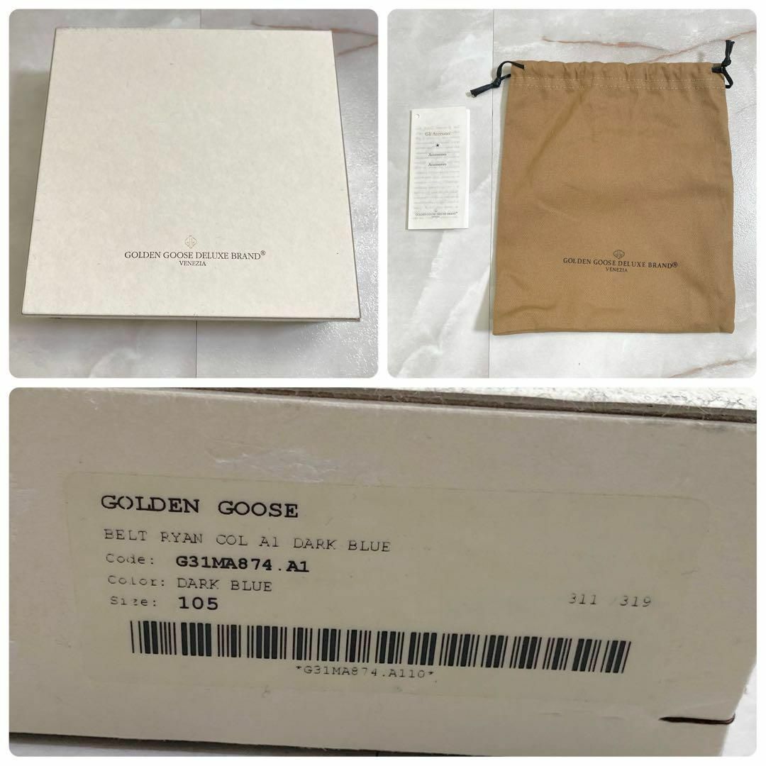 GOLDEN GOOSE - A14806 未使用品 ゴールデングース レザーベルト GOLDEN GOOSE - A14806 未使用品 ゴールデングース レザーベルト