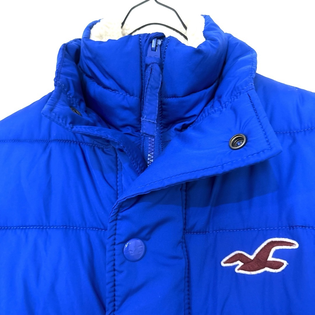Hollister - 【美品】HOLLISTERホリスター/ダウンベスト裏ボア青 Hollister - 【美品】HOLLISTERホリスター/ダウンベスト裏ボア青
