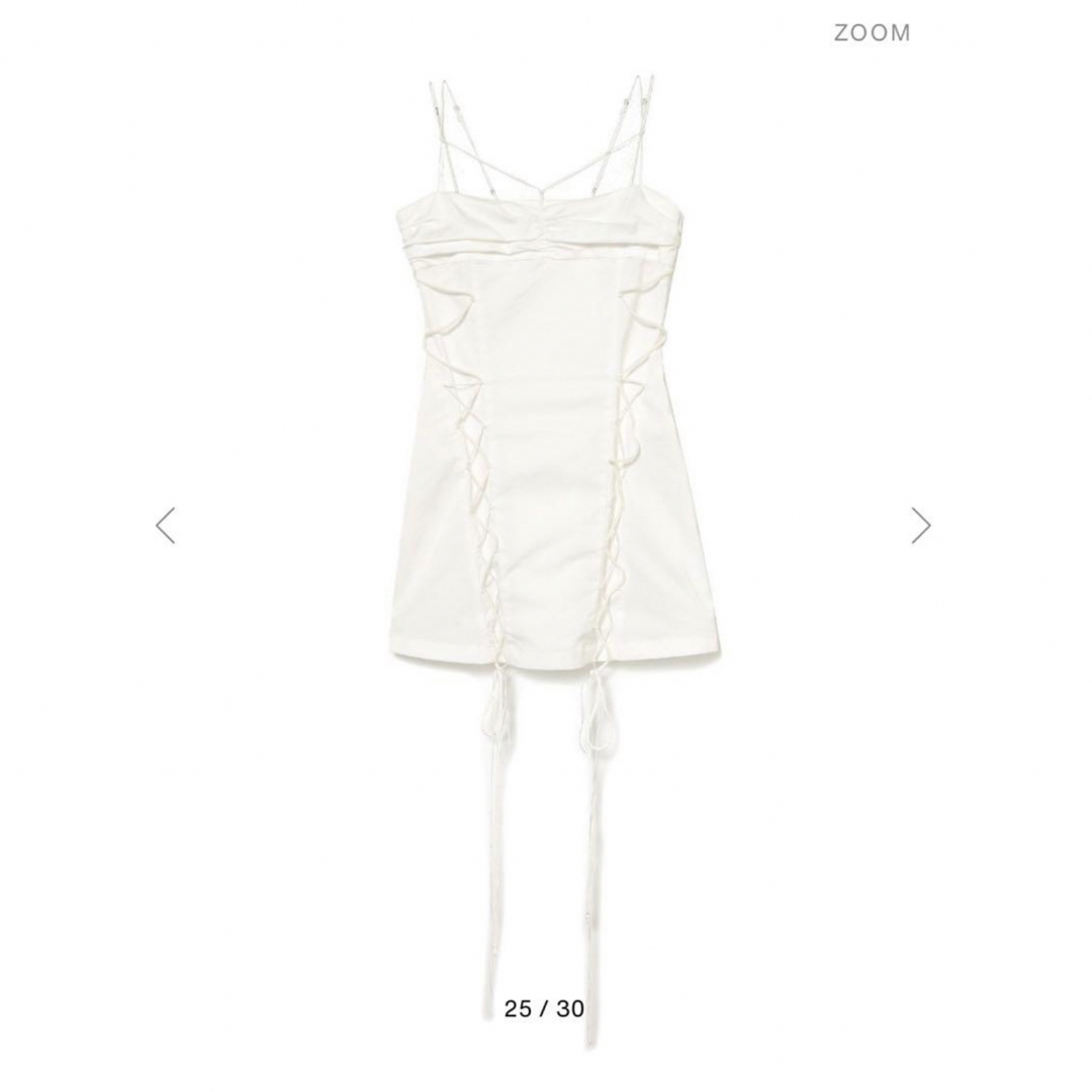 Bubbles - meltthelady string mini one piece whiteの通販 by Bubbles - meltthelady string mini one piece whiteの通販 by