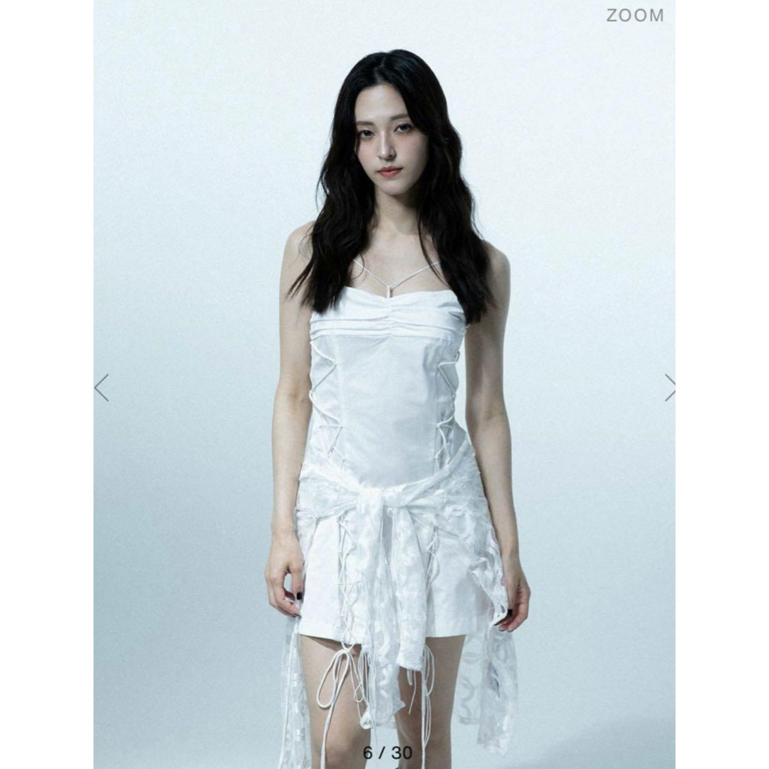 Bubbles - meltthelady string mini one piece whiteの通販 by Bubbles - meltthelady string mini one piece whiteの通販 by