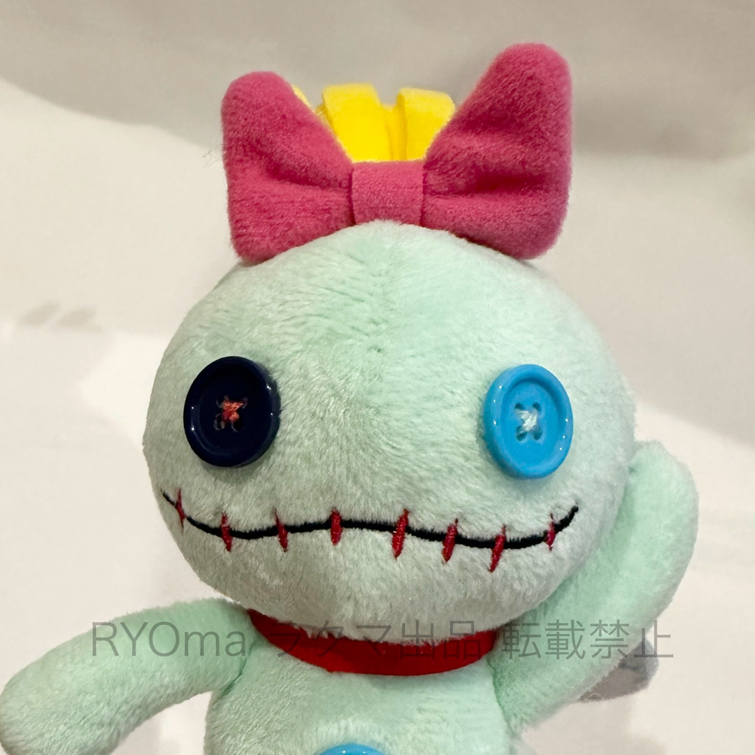 Disney - <新品>スクランプ ぬいぐるみキーホルダー スティッチ Disney - <新品>スクランプ ぬいぐるみキーホルダー スティッチ