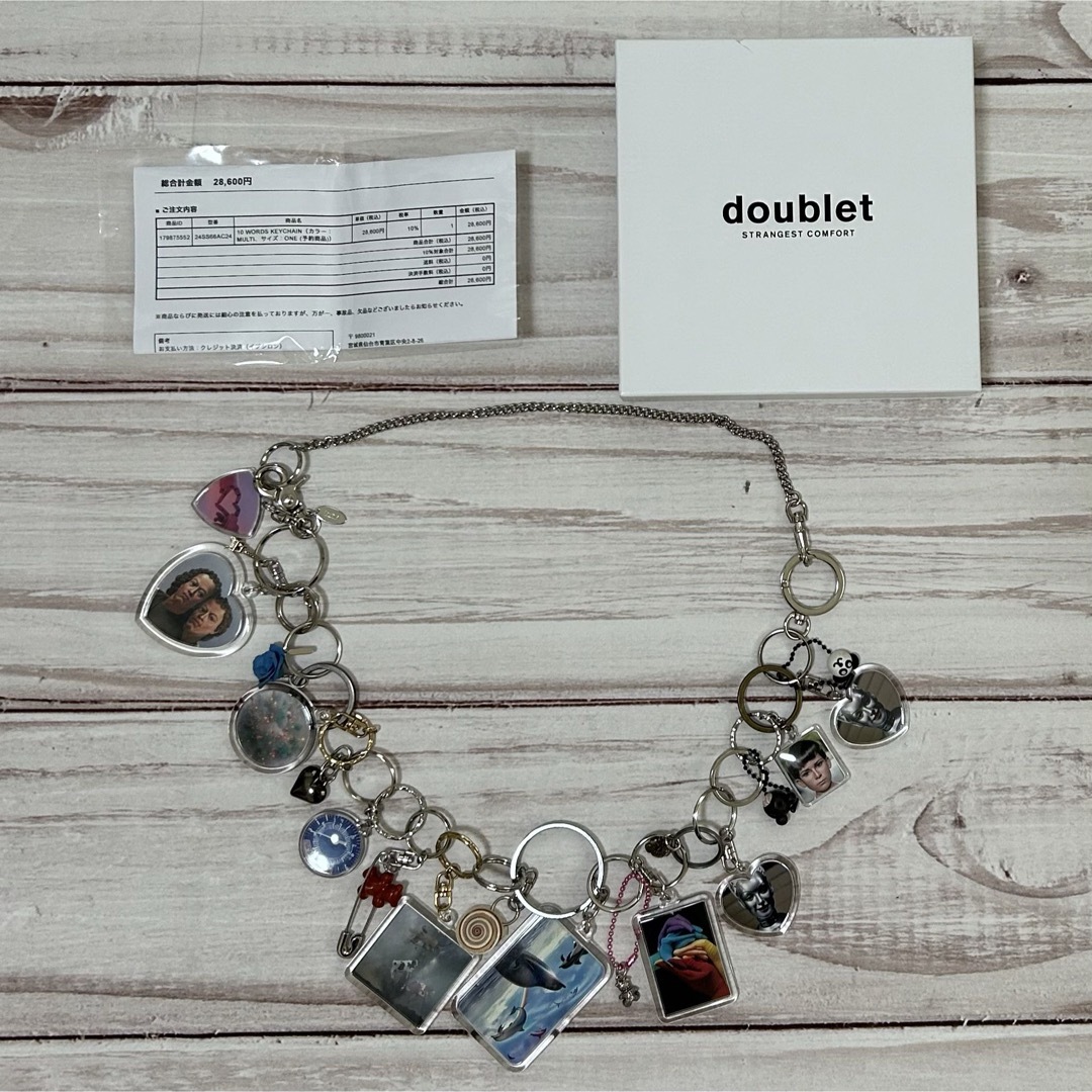doublet - doublet 10 WORDS KEYCHAIN ダブレット キーチェーン doublet - doublet 10 WORDS KEYCHAIN ダブレット キーチェーン