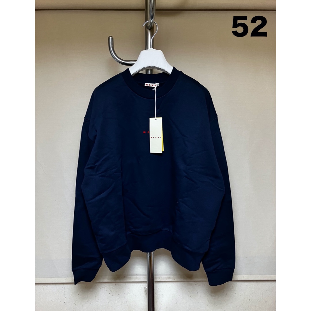 MARNI - 新品 52 マルニ 24ss ミニロゴ スウェット ネイビー 6357