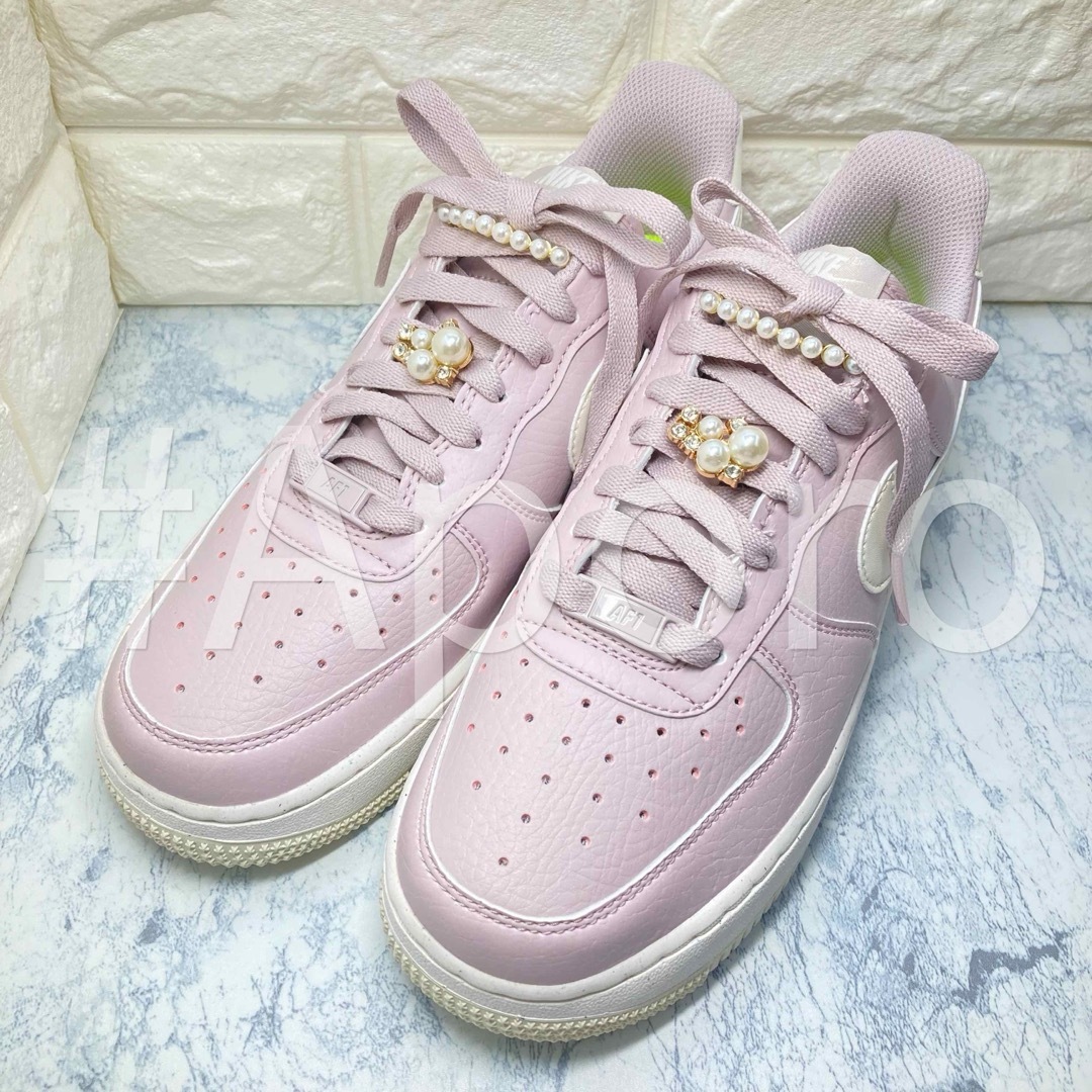 NIKE - NIKE ナイキ AIR FORCE 1 エアフォース1 ピンク パール NIKE - NIKE ナイキ AIR FORCE 1 エアフォース1 ピンク パール