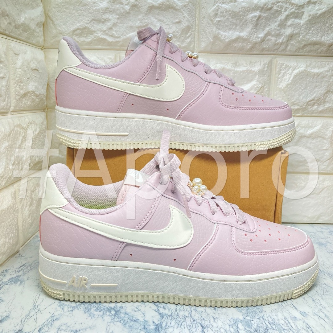 NIKE - NIKE ナイキ AIR FORCE 1 エアフォース1 ピンク パール NIKE - NIKE ナイキ AIR FORCE 1 エアフォース1 ピンク パール