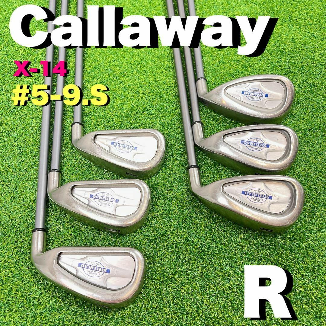 Callaway キャロウェイ X-14 アイアン6本セット Callaway キャロウェイ X-14 アイアン6本セット