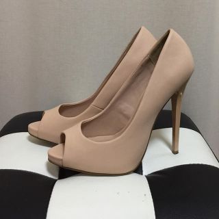 セルジオロッシ(Sergio Rossi)の【美品】オープントゥーパンプス♡asos(ハイヒール/パンプス)