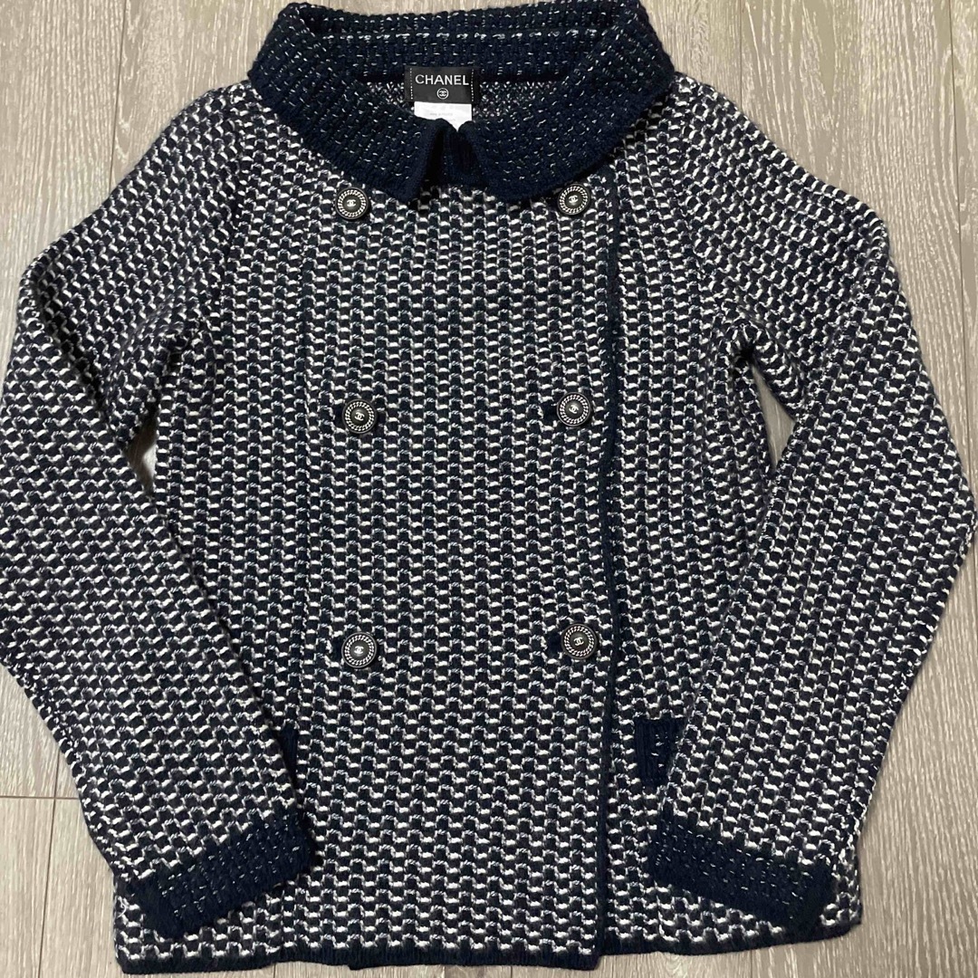 CHANEL - CHANEL ニットジャケットの通販 by KR|シャネルならラクマ CHANEL - CHANEL ニットジャケットの通販 by KR|シャネルならラクマ