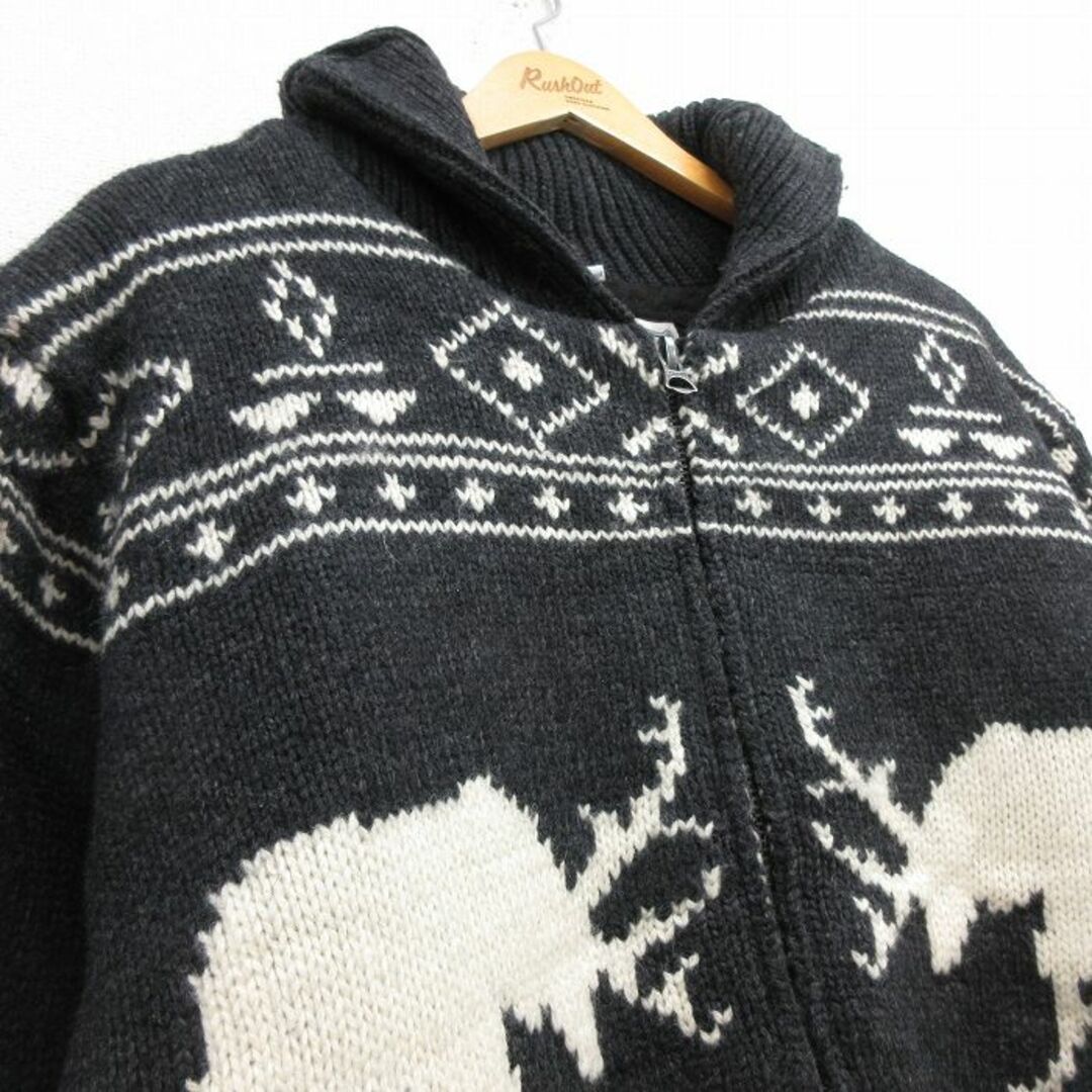 schott - XL☆古着 ショット Schott 長袖 フルジップ ニット schott - XL☆古着 ショット Schott 長袖 フルジップ ニット