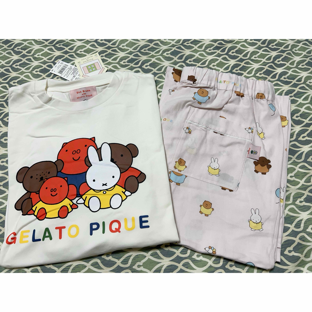 新品】ジェラートピケ ミッフィー ワンポイントロンT ルーム 新品】ジェラートピケ ミッフィー ワンポイントロンT ルーム