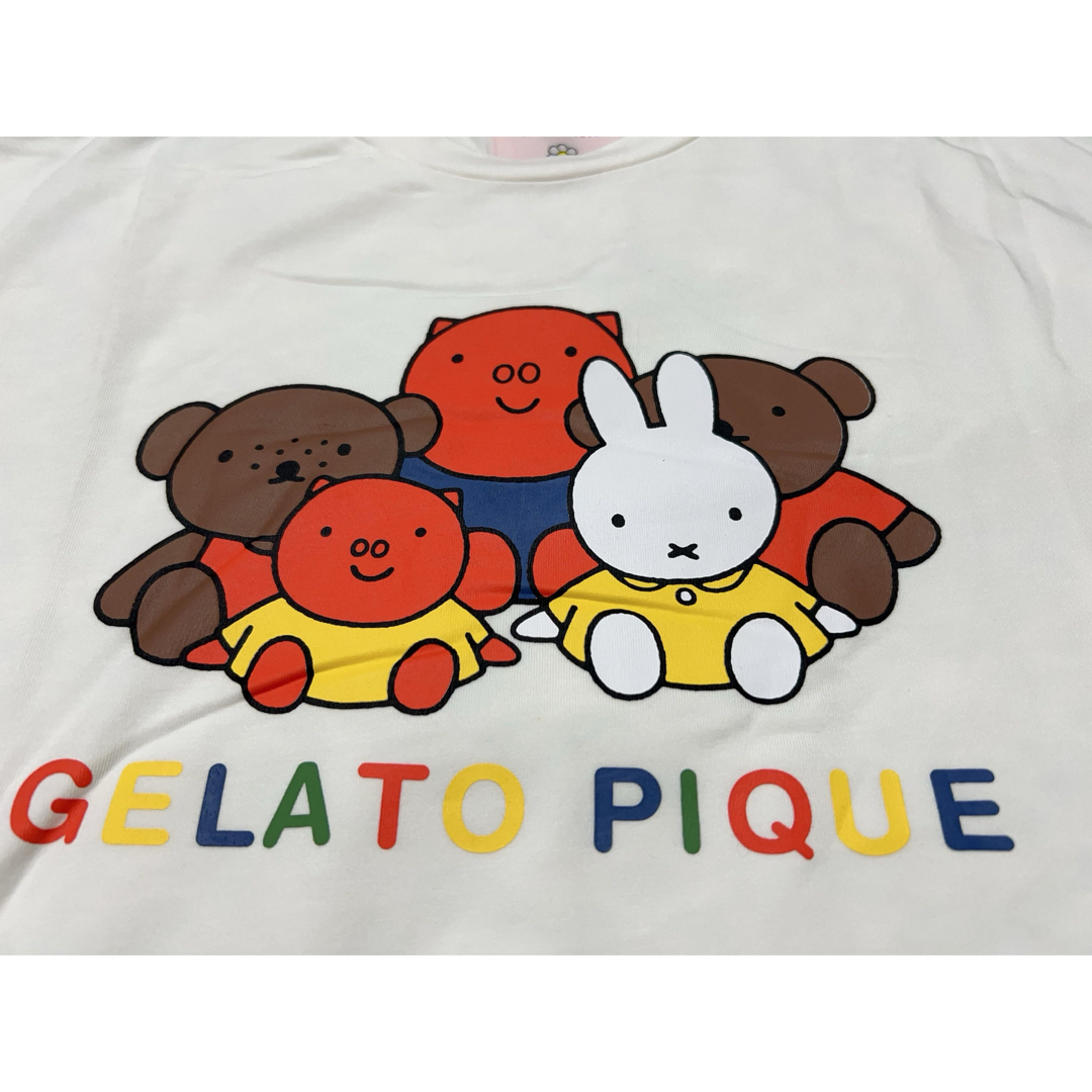 新品】ジェラートピケ ミッフィー ワンポイントロンT ルーム 新品】ジェラートピケ ミッフィー ワンポイントロンT ルーム