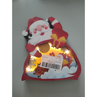 クリスマス飾り クリスマスライト 装飾 サンタクロース飾り 木製置物(置物)