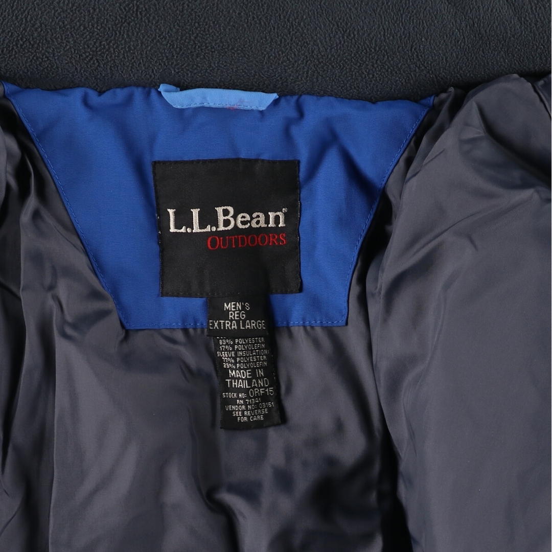 古着 00年代 エルエルビーン L.L.Bean OUTDOORS 中綿マウンテン 古着 00年代 エルエルビーン L.L.Bean OUTDOORS 中綿マウンテン