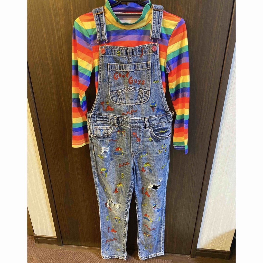GAP Kids - gap チャッキー コスプレ オーバーオール 仮装 セットの通販 by SBAS|ギャップキッズならラクマ GAP Kids - gap チャッキー コスプレ オーバーオール 仮装 セットの通販 by SBAS|ギャップキッズならラクマ