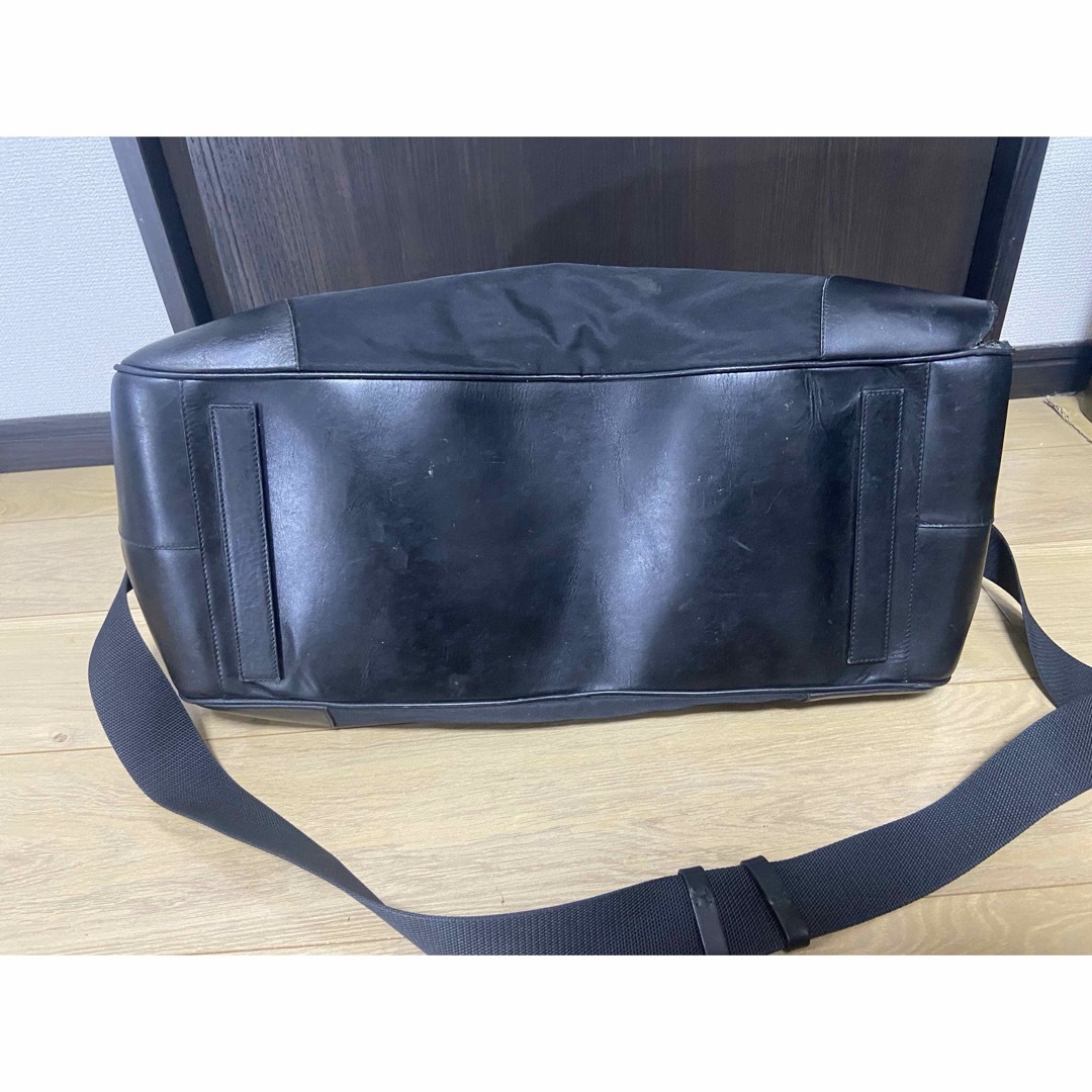 PRADA ボストンバッグ ナイロン レザー 三角ロゴプレート 黒 旅行用 PRADA ボストンバッグ ナイロン レザー 三角ロゴプレート 黒 旅行用