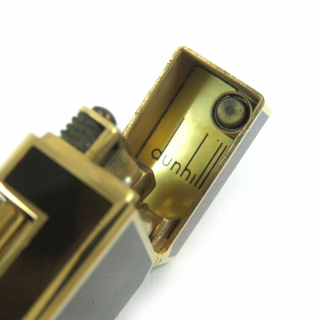 良品△Dunhill ダンヒル ラッカー ロゴ刻印 スクエア ローラー式 良品△Dunhill ダンヒル ラッカー ロゴ刻印 スクエア ローラー式