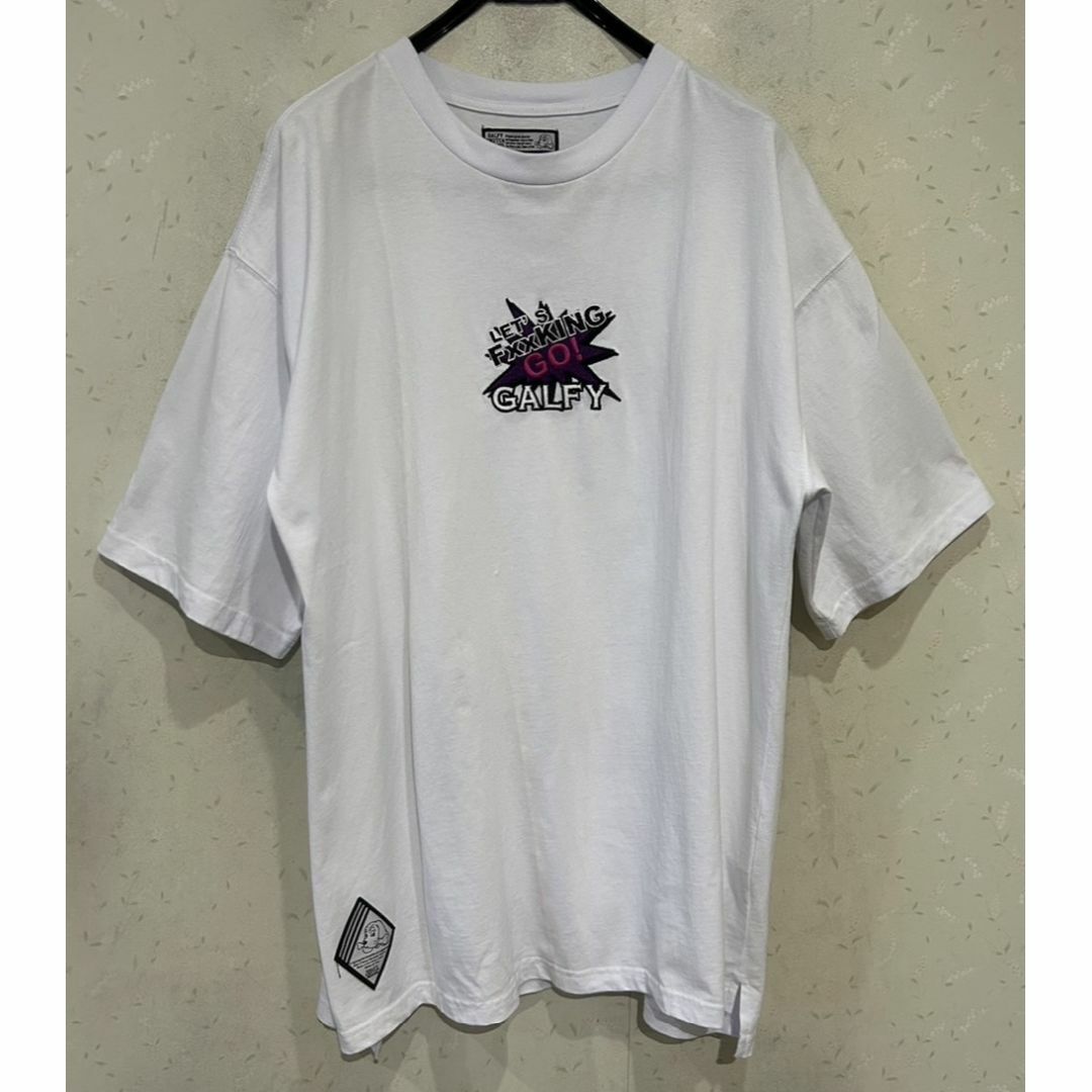 GALFY - *ガルフィー GALFY 犬 刺繍入 半袖Tシャツ トップス GALFY - *ガルフィー GALFY 犬 刺繍入 半袖Tシャツ トップス