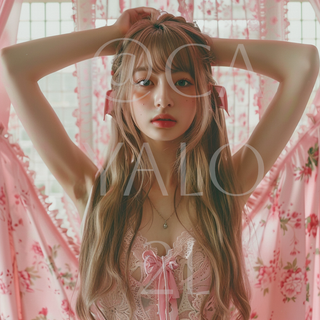 【女型】絵　Midjourney　写真プリント  額装可能 AIアート(絵画/タペストリー)
