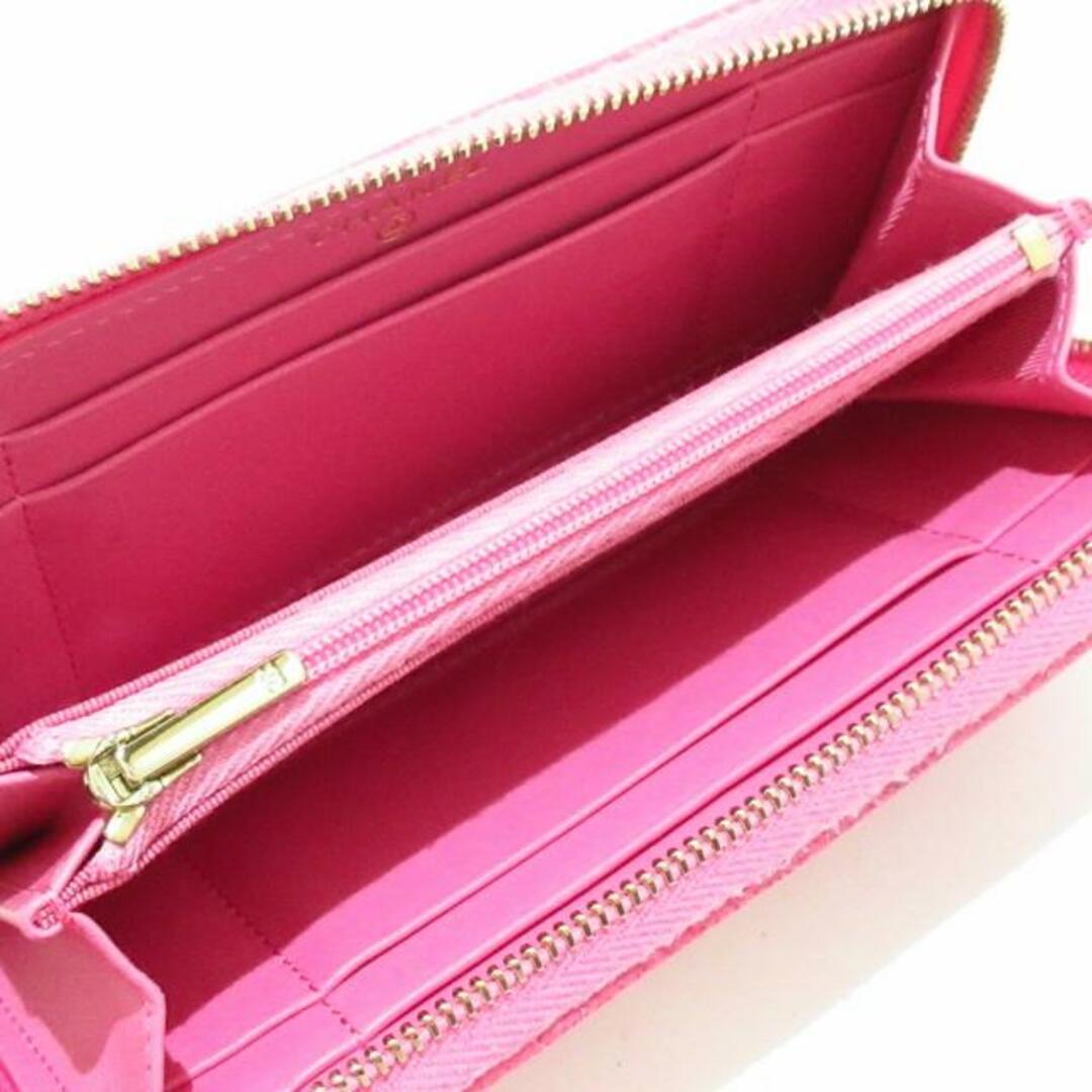 CHANEL(シャネル) 財布美品 - ピンク ゴールド金具 CHANEL(シャネル) 財布美品 - ピンク ゴールド金具