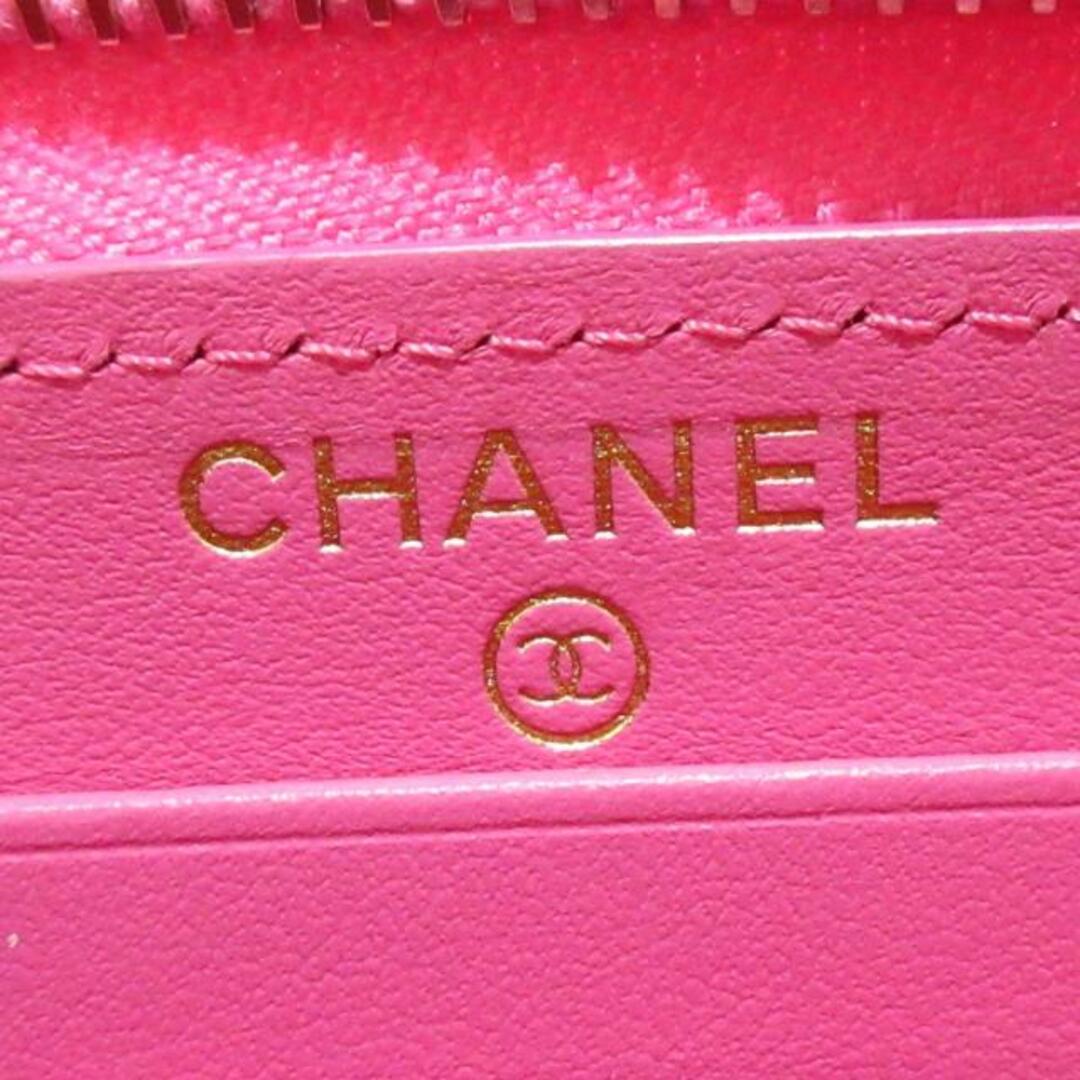 CHANEL(シャネル) 財布美品 - ピンク ゴールド金具 CHANEL(シャネル) 財布美品 - ピンク ゴールド金具