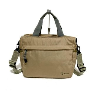 エーグル(AIGLE)のAIGLE(エーグル) ハンドバッグ - ベージュ×カーキ×グレー(ハンドバッグ)