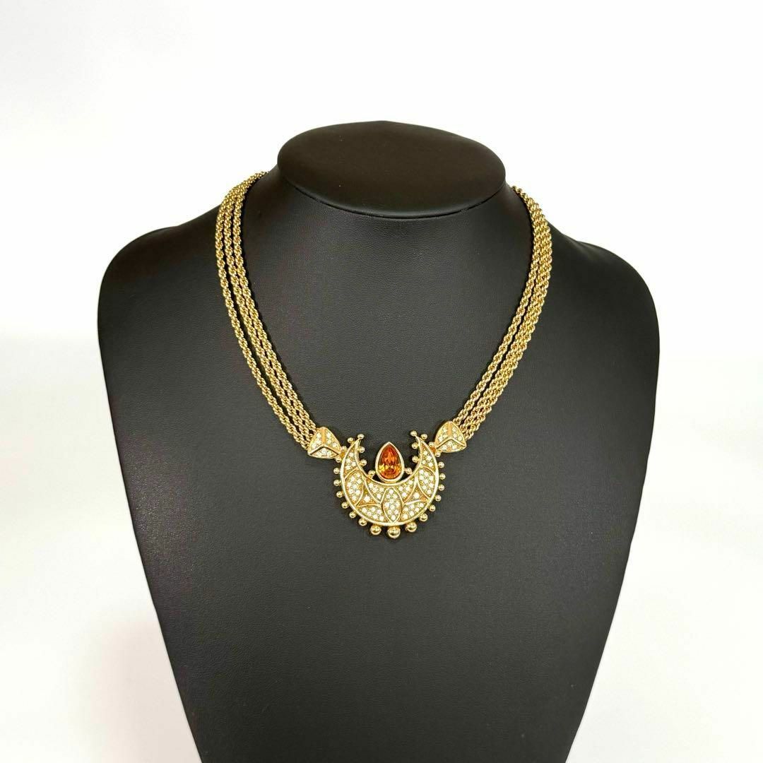 美品】Christian Dior ヴィンテージ ゴールド ネックレス 希少 美品】Christian Dior ヴィンテージ ゴールド ネックレス 希少