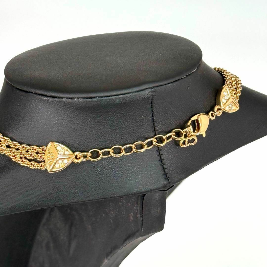 美品】Christian Dior ヴィンテージ ゴールド ネックレス 希少 美品】Christian Dior ヴィンテージ ゴールド ネックレス 希少