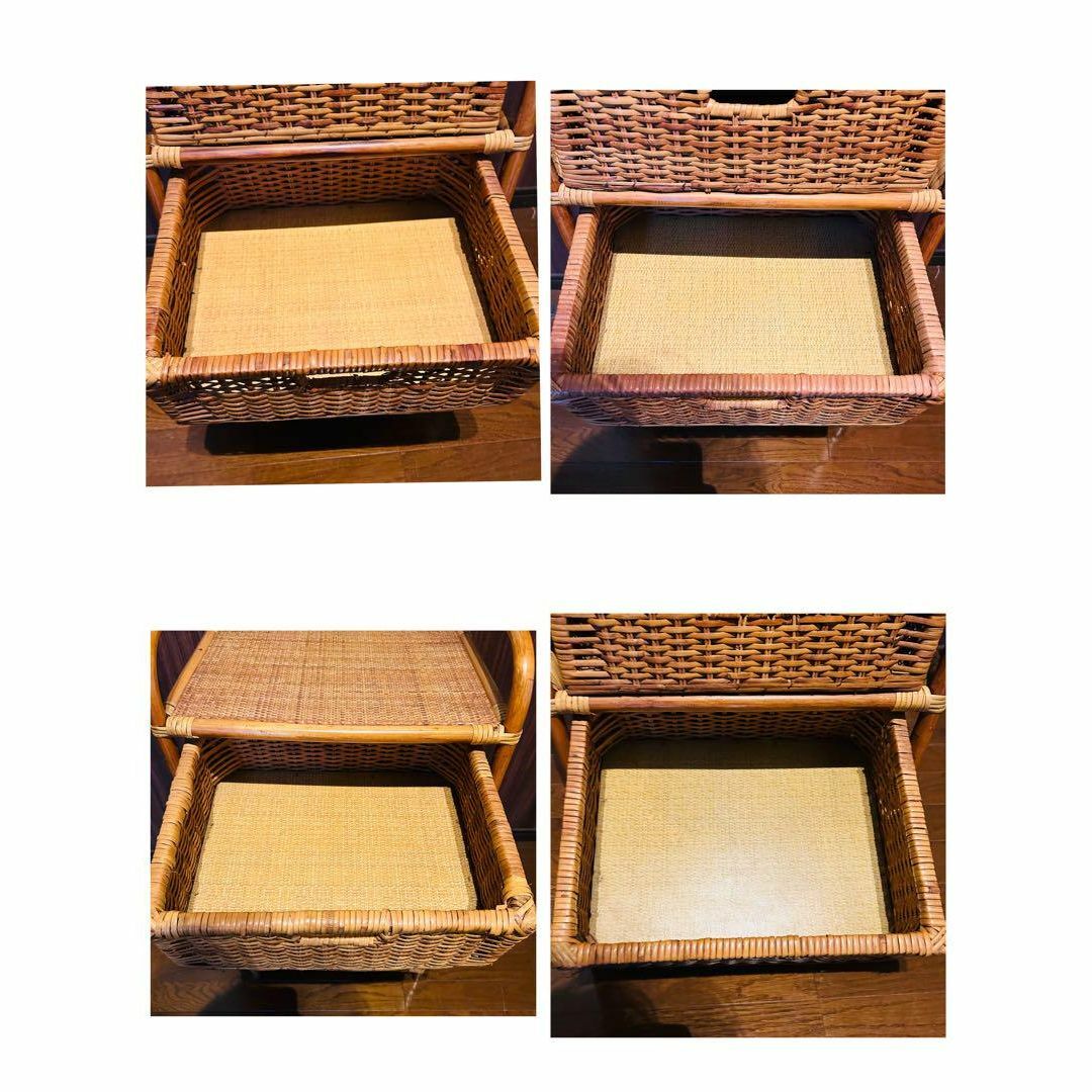 良品】 ラタン 4段チェスト 昭和家具 インテリア 収納 良品】 ラタン 4段チェスト 昭和家具 インテリア 収納