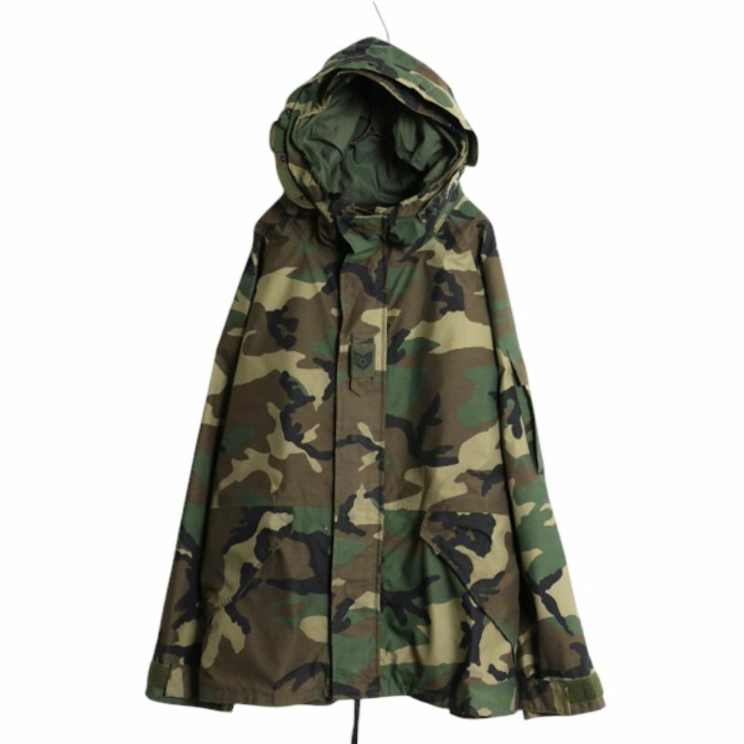 SALEで更にお買得 ARMY US 米軍実物 00s ECWCS ウッドランドカモ ゴアテックス パーカー