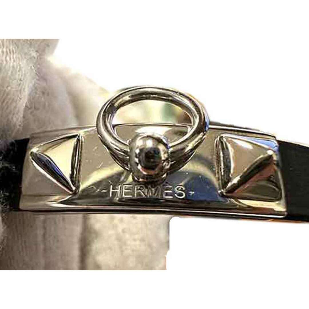 中古】HERMES エルメス リヴァル・ミニ レザーブレスレット 中古】HERMES エルメス リヴァル・ミニ レザーブレスレット