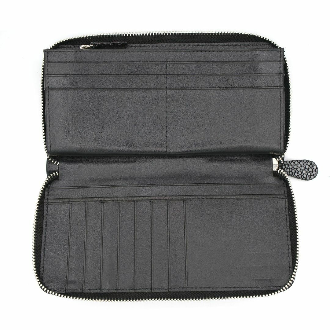j769【新品】スティングレー チャック付き 財布 長財布 ベージュ j769【新品】スティングレー チャック付き 財布 長財布 ベージュ