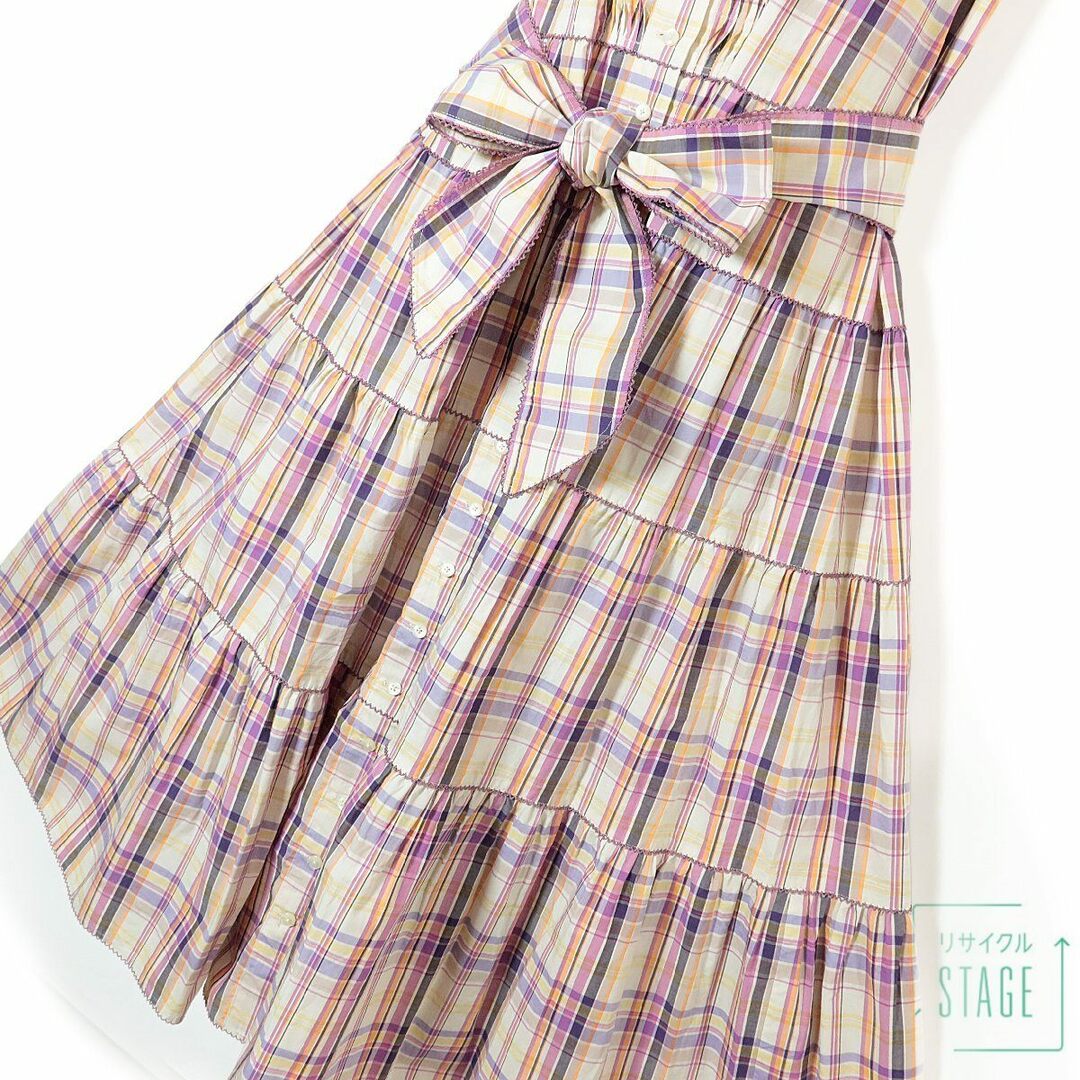 美品】ピンクハウス☆大人可愛い♪オリジナルチェックの 美品】ピンクハウス☆大人可愛い♪オリジナルチェックの