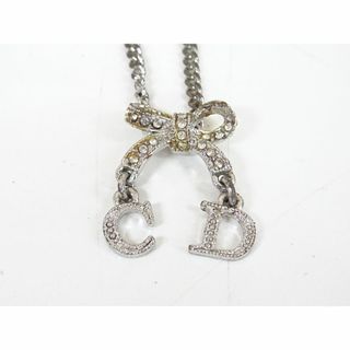 クリスチャンディオール(Christian Dior)の鹿369 / Dior ネックレス CDロゴ リボン ラインストーン(ネックレス)