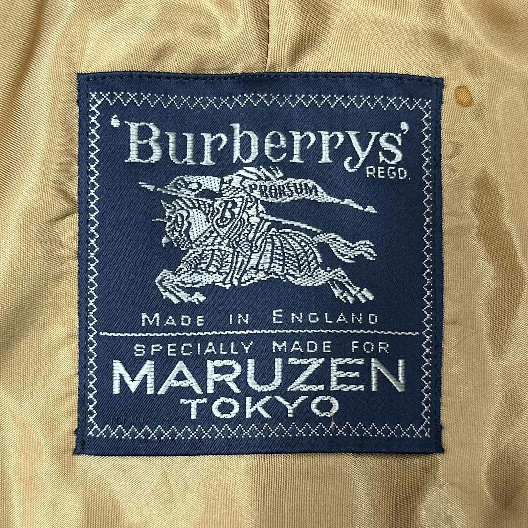 Burberrys◇ステンカラーコート バーバリーズ 無地 ベージュ系 Burberrys◇ステンカラーコート バーバリーズ 無地 ベージュ系