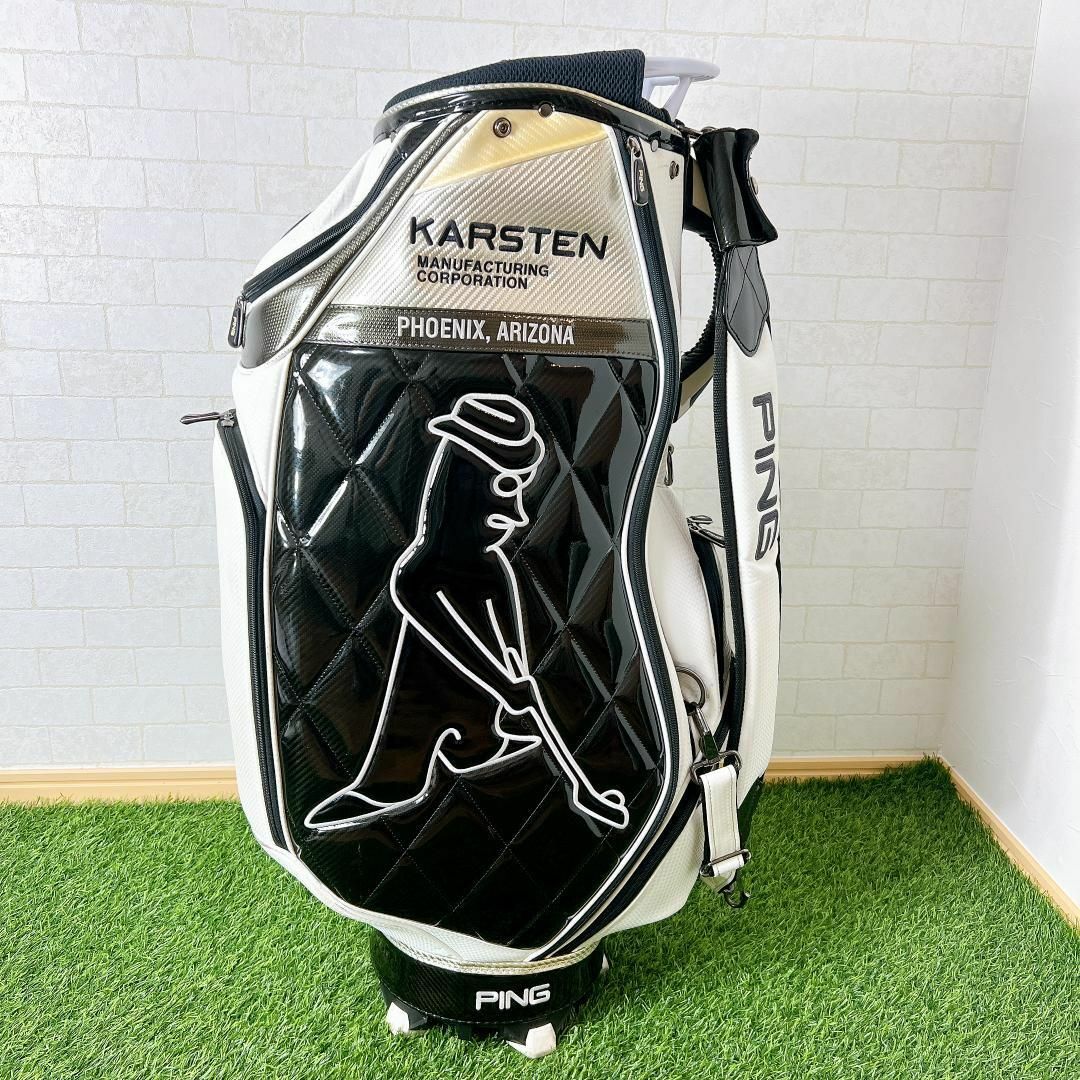 PING ピン KARSETN ゴルフ キャディバック Mr.PINGロゴ ゴルフ PING ピン KARSETN ゴルフ キャディバック Mr.PINGロゴ ゴルフ