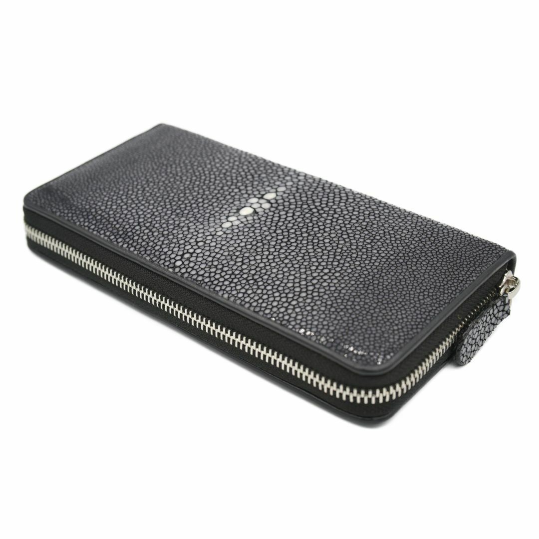 j770【新品】スティングレー チャック付き 財布 長財布 ブラック j770【新品】スティングレー チャック付き 財布 長財布 ブラック