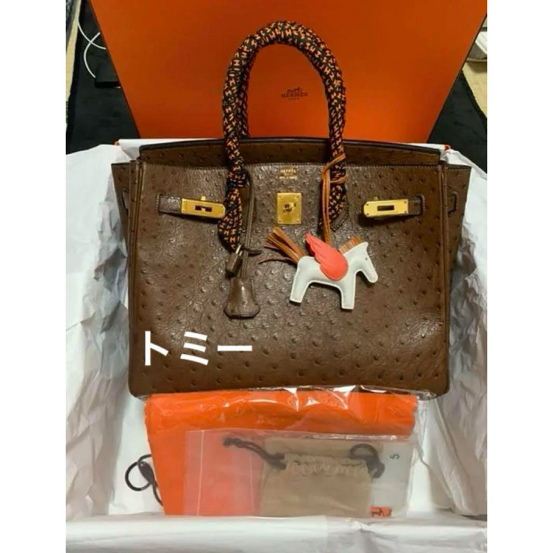 HERMES - エルメス バーキン35 オーストリッチ 駝鳥皮の通販 by HERMES - エルメス バーキン35 オーストリッチ 駝鳥皮の通販 by