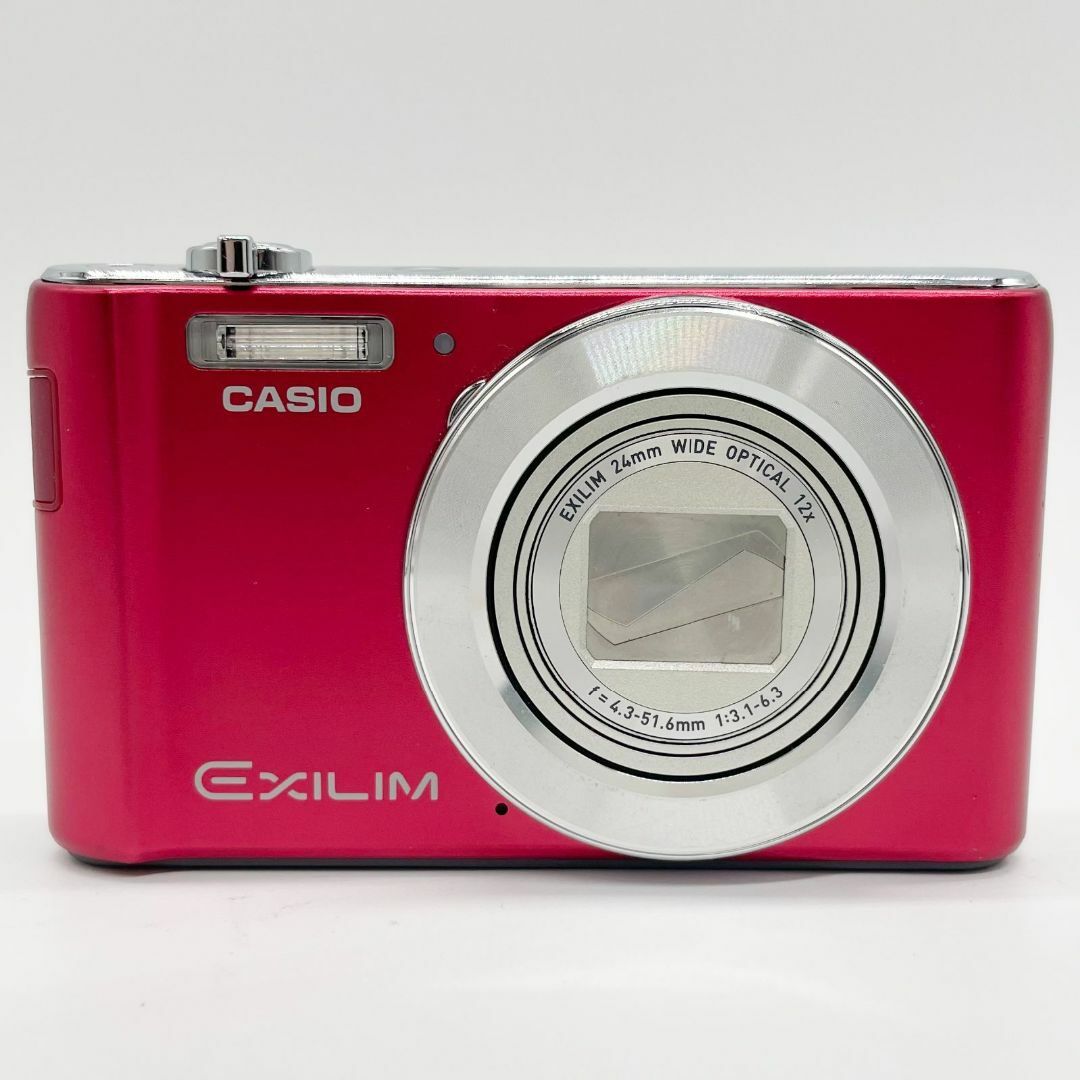 CASIO - □CASIO デジタルカメラ EXILIM EX-ZS240RD レッドの CASIO - □CASIO デジタルカメラ EXILIM EX-ZS240RD レッドの