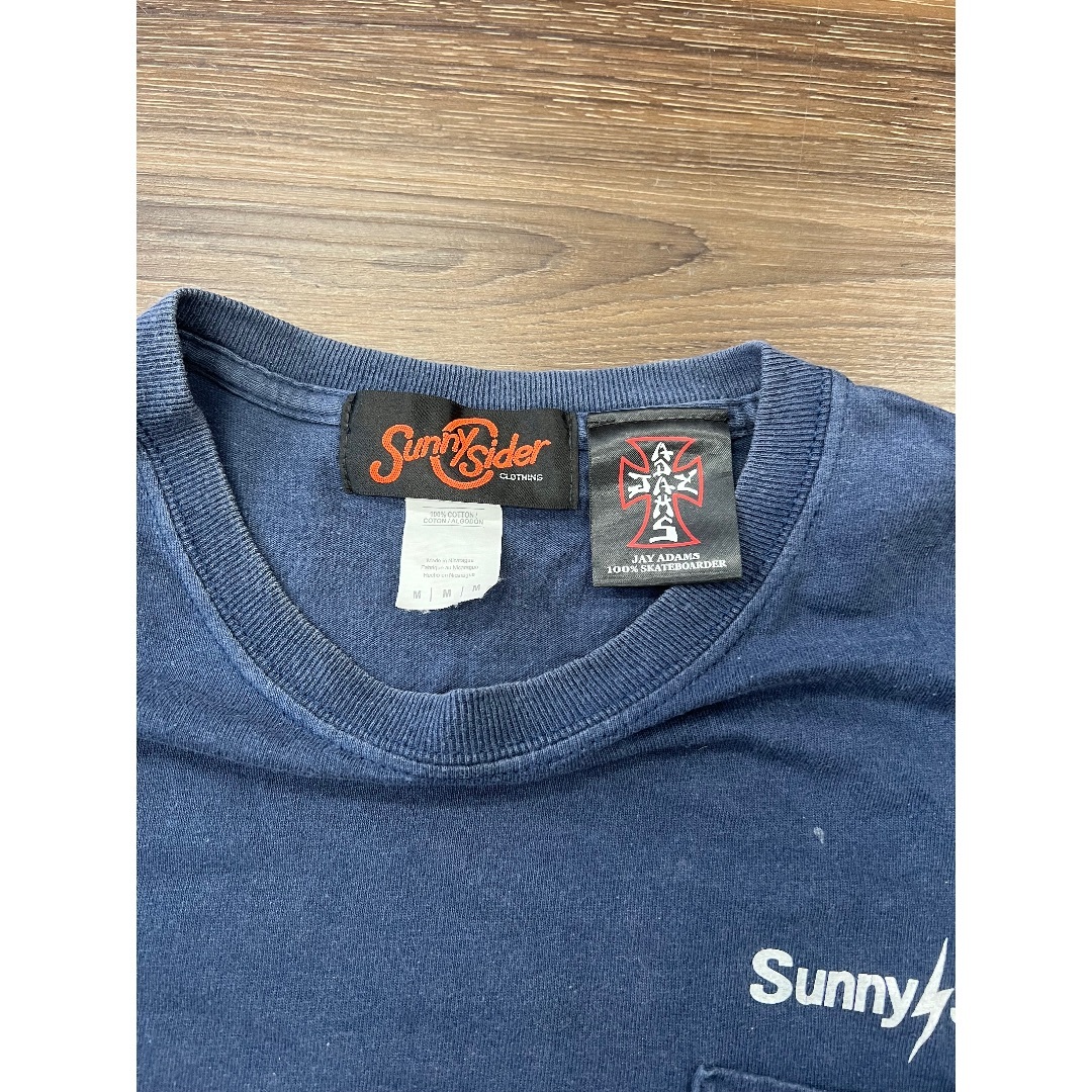 s サニーシーサイダー　sunny sider 半袖　ネイビー メンズのトップス(Tシャツ/カットソー(半袖/袖なし))の商品写真