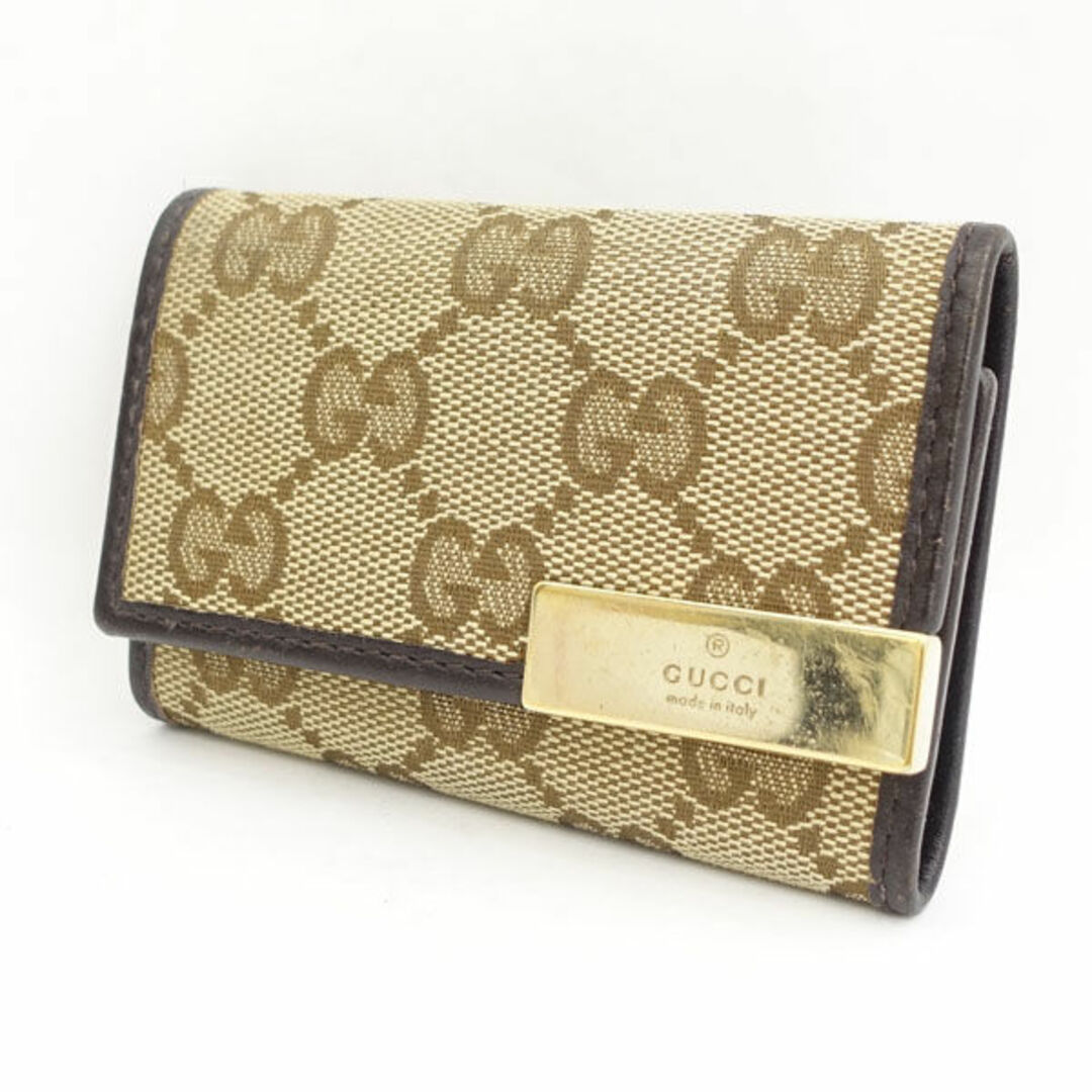 GUCCI / グッチ ◇GGキャンバス 6連キーケース ブラウン 268833 GUCCI / グッチ ◇GGキャンバス 6連キーケース ブラウン 268833