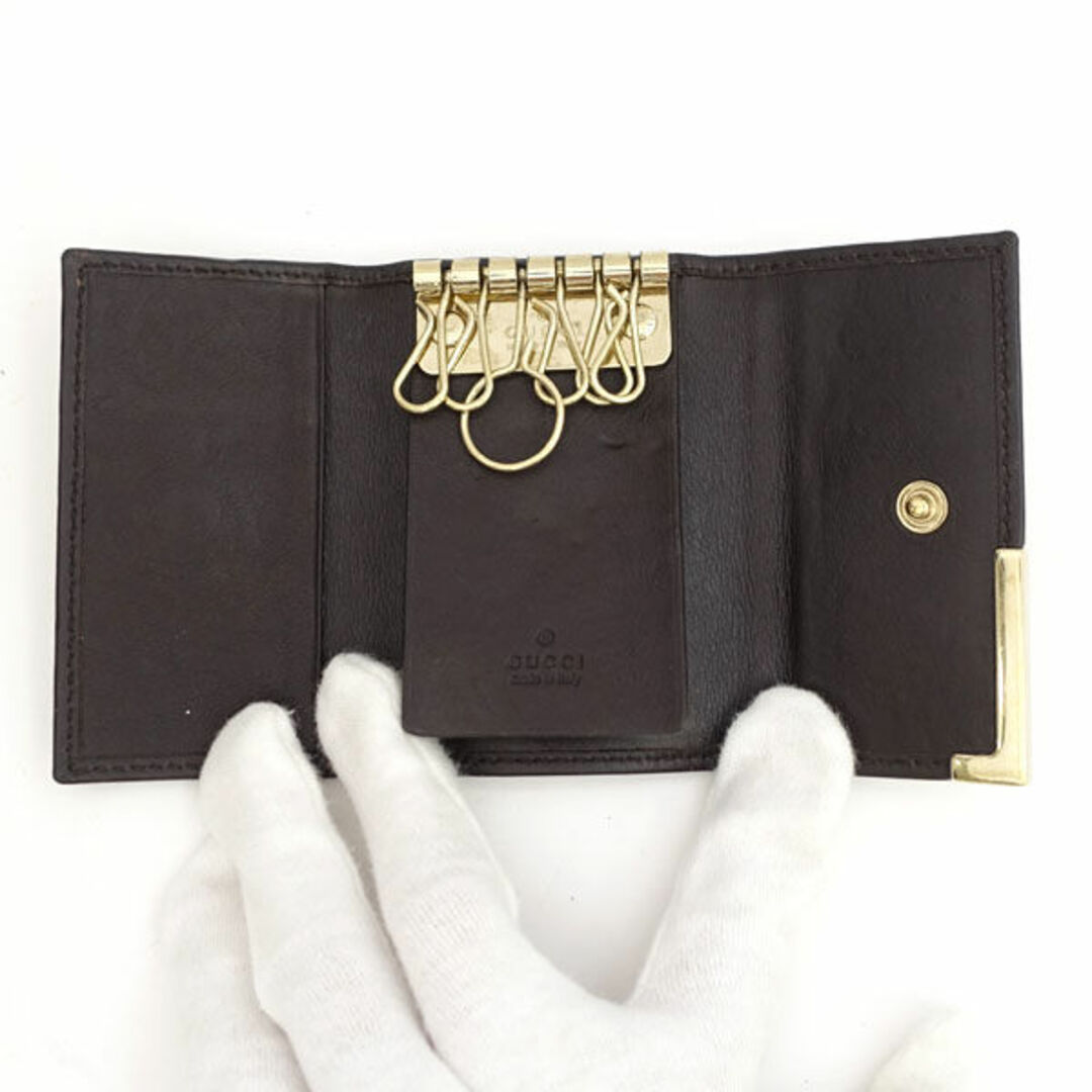 GUCCI / グッチ ◇GGキャンバス 6連キーケース ブラウン 268833 GUCCI / グッチ ◇GGキャンバス 6連キーケース ブラウン 268833