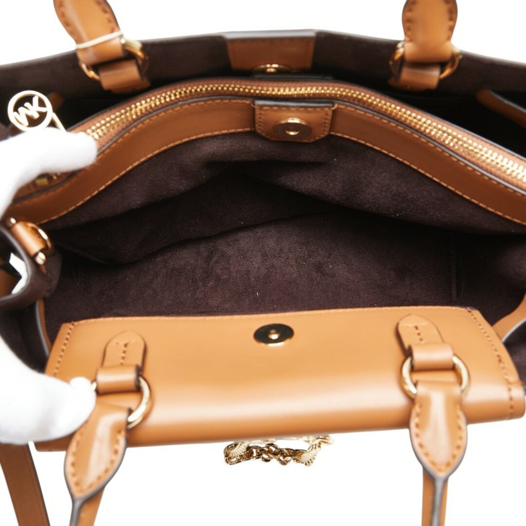 MICHAEL KORS - マイケルコース シグネチャー ハンドバッグ MICHAEL KORS - マイケルコース シグネチャー ハンドバッグ