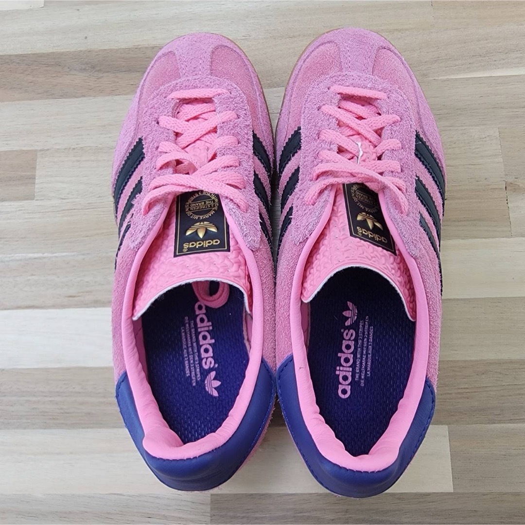 adidas - アディダス ガゼル インドア ブリス ピンク 22.5cmの adidas - アディダス ガゼル インドア ブリス ピンク 22.5cmの