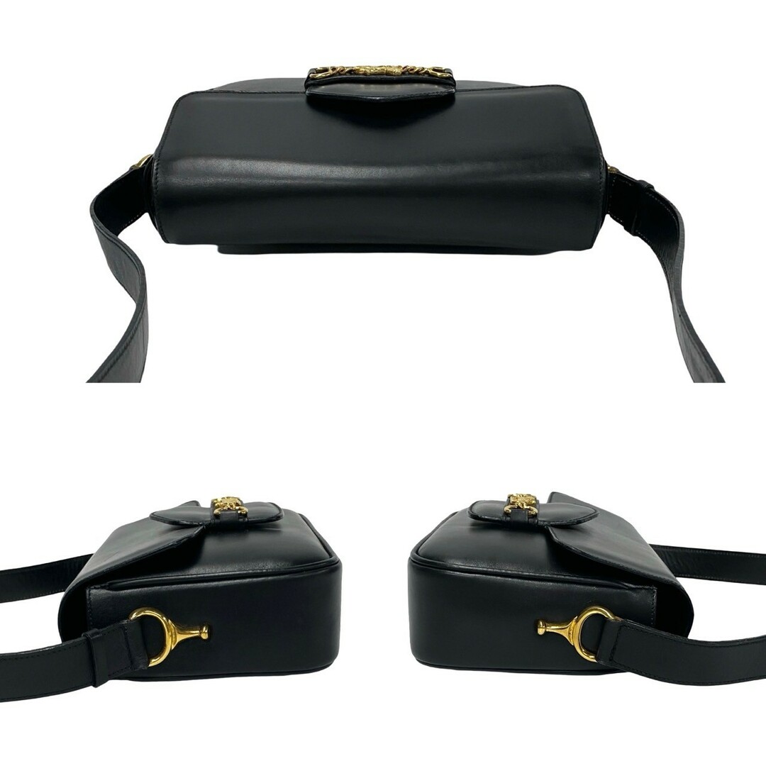 美品】【希少】セリーヌ ショルダーバッグ カーフレザー 馬車 美品】【希少】セリーヌ ショルダーバッグ カーフレザー 馬車