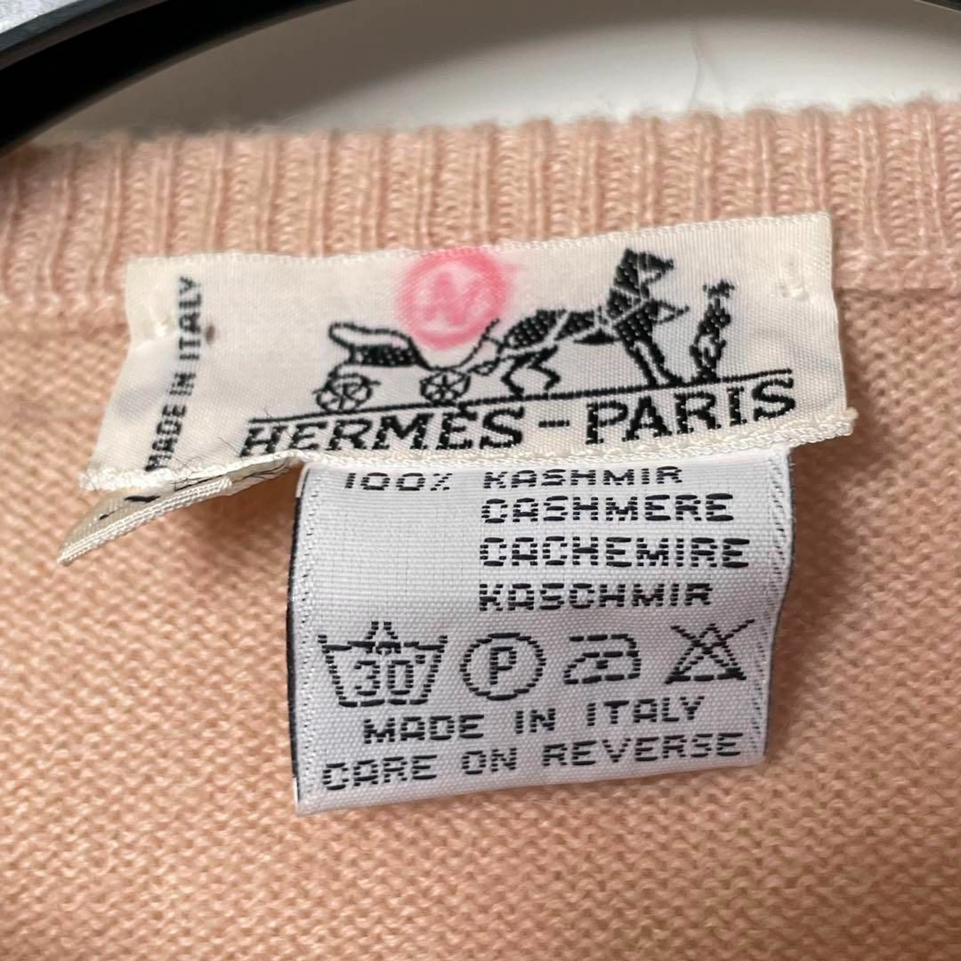 HERMES - カシミヤ100 ✨HERMES エルメス カーディガン 刺繍 HERMES - カシミヤ100 ✨HERMES エルメス カーディガン 刺繍
