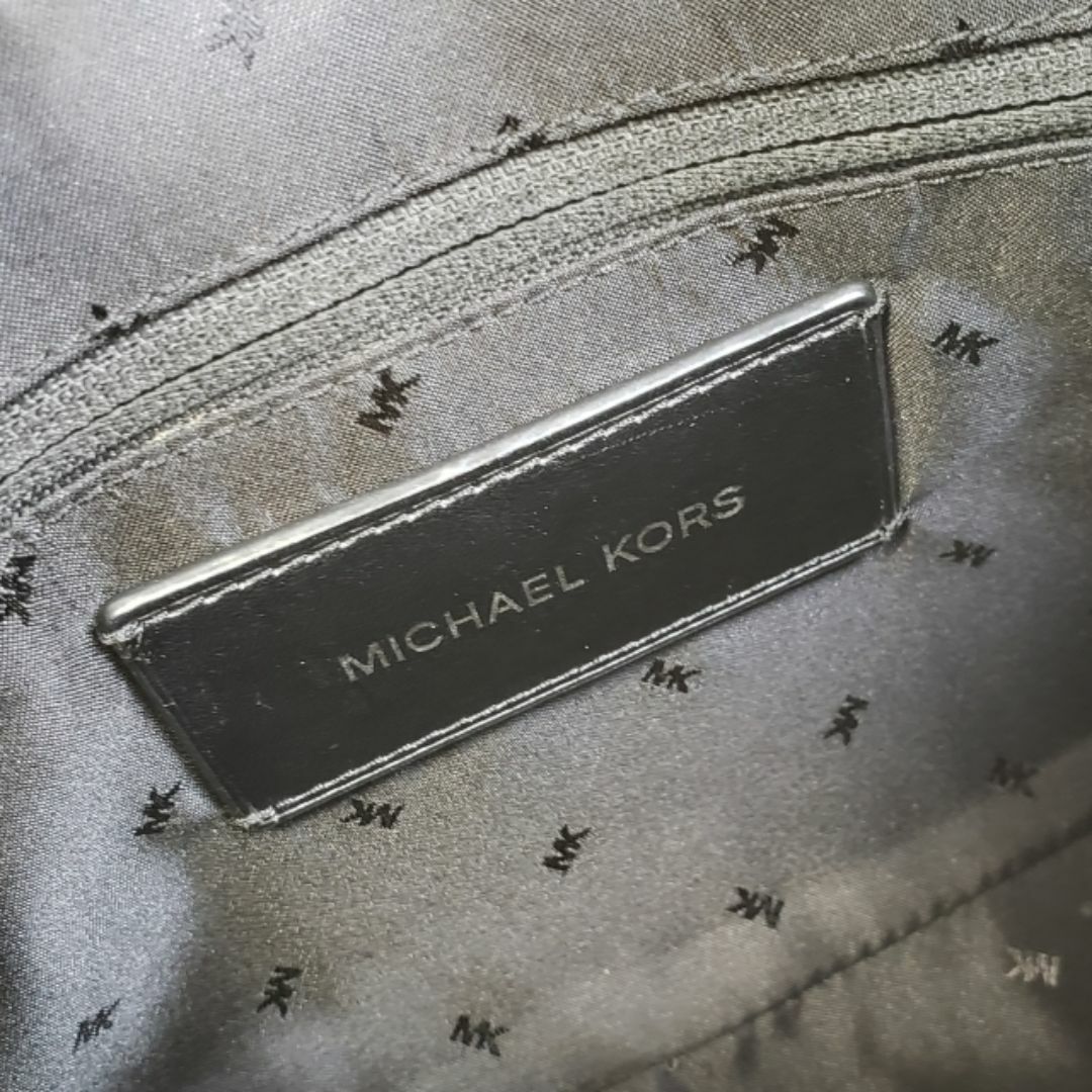 MICHAEL KORS - マイケルコース ☆ MK柄 PVC レザーコンビ MICHAEL KORS - マイケルコース ☆ MK柄 PVC レザーコンビ