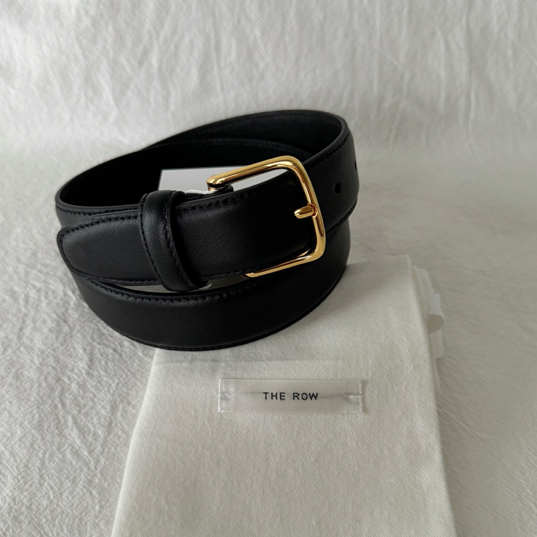 ザロウ 黒ベルト the row classic xs ザロウ 黒ベルト the row classic xs
